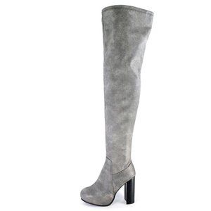 Jeffrey Campbell    KITSAP HI   Over The Knee Boot   OTK ... Grey ... 7.5 BNWT